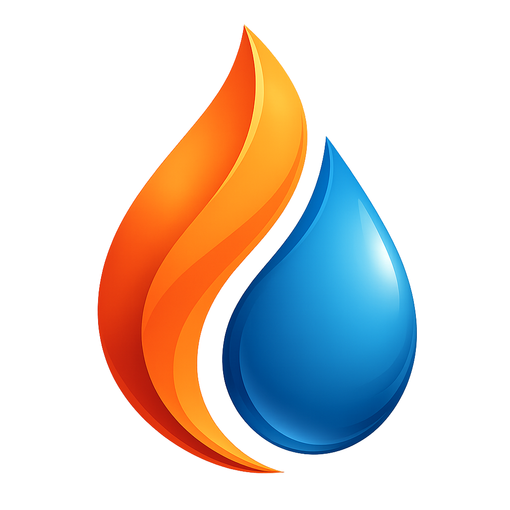 Logo de Rosario Servicios - Gas, plomería y aire acondicionado